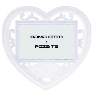 Rama foto inima 10x15 cm
