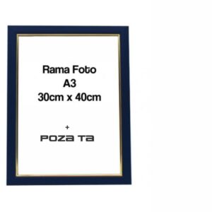 Rama Foto Albastru+Auriu 30 x 40cm