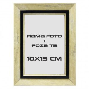 Rama foto Tenerife crem+negru 10 x 15 cm