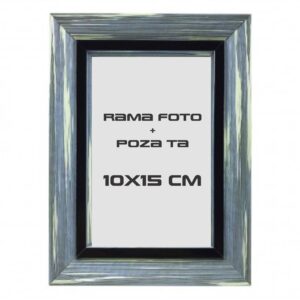 Rama foto Tenerife albastru+negru 10 x 15 cm